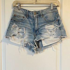 American Eagle Blue Jean shorts size 6